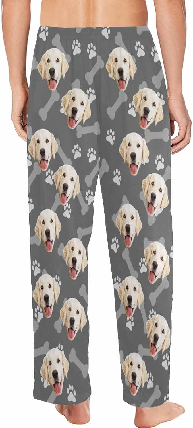 MyPupSocks Customized Face Pajamas Pants Photo Pajama Bottoms - Image 2