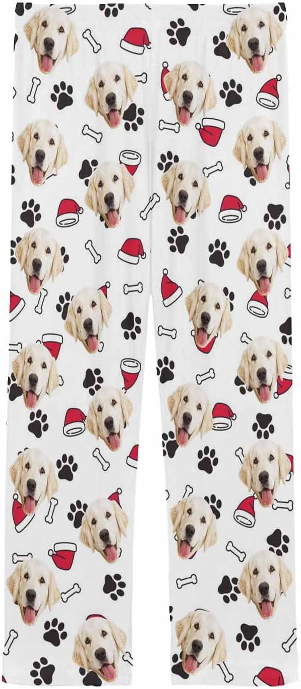 MyPupSocks Custom Pet Face Pajamas Pants Photo Pajama Bottoms - Image 4