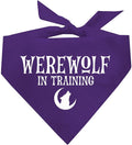 Werewolf in Training Costume Halloween Dog Bandana by TeesTails
