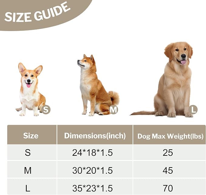 Dog Bed Crate Mat, Soft Durable Washable Anti-Slip Kennel Pad - Image 5