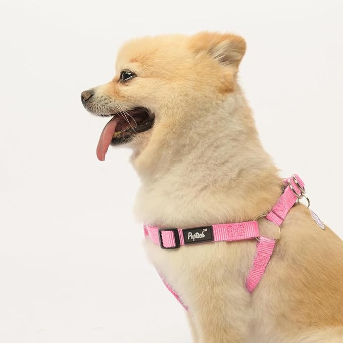 PUPTECK No Pull Dog Harness Soft Adjustable Basic Nylon Step in Puppy Vest - Image 5
