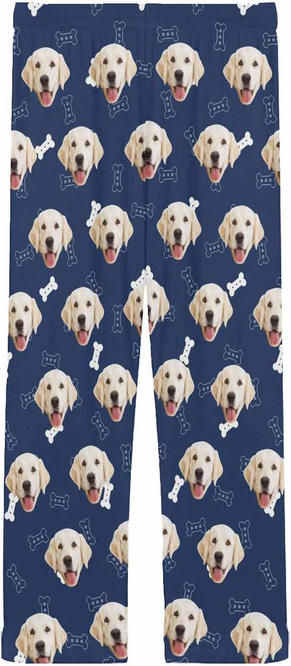 MyPupSocks Customized Face Pajamas Pants Photo Pajama Bottoms - Image 4