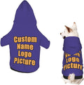Custom Sweatshirt for Small Pet Cat Puppy Dogs Cold Weather Clothes Sweatshirt by AEKSCOH