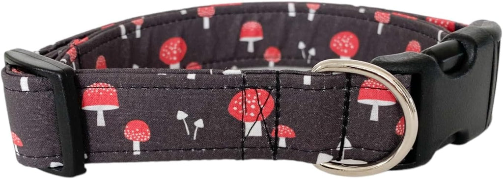 Mushrooms in Red Dog Collar - Image 3