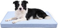 Cooling Dog Bed for Large Dogs, Orthopedic Memory Foam Pet Bed for Crate by ABETTERLIFEWITHPET