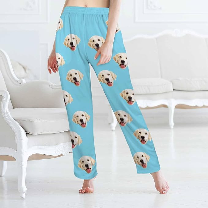 Custom Pajama Pants Women Personalized Face Pajamas Bottom Couple Pajama Pants - Image 5