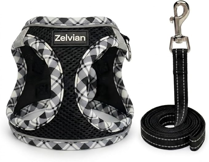 Cat Harness and Leash Set for Walking, Escape Proof Adjustable Soft Mesh Kitten - Image 2