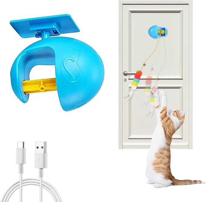 Puffluv Interactive Cat Toy for Indoor Cats, Automatic Electric Flying Bird by Unknown