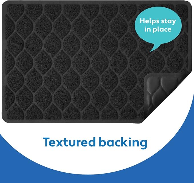 MIGHTY MONKEY Waterproof BPA Free Cat Litter Box Trapping Mat, Easy Clean Floors - Image 7