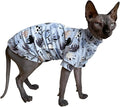 Limited Edition Sphynx Cat Cotton T-Shirts Hairless Cat Sweatshirt Pet Kitten by Kitipcoo