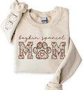 CHILLEVER Personalized Embroidered Dog Mom Sweatshirt, Dog Mama Crewneck by Unknown