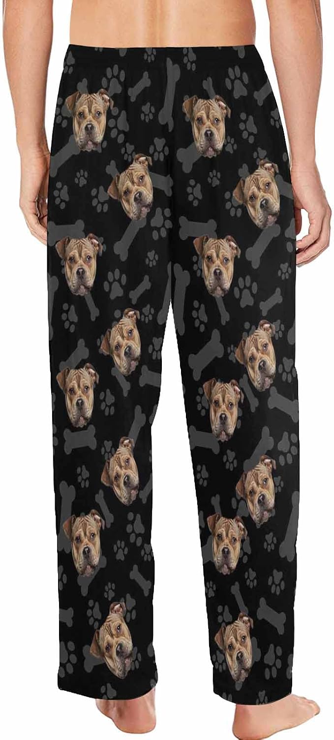 MyPupSocks Custom Pet Face Pajamas Pants Photo Pajama Bottoms - Image 2