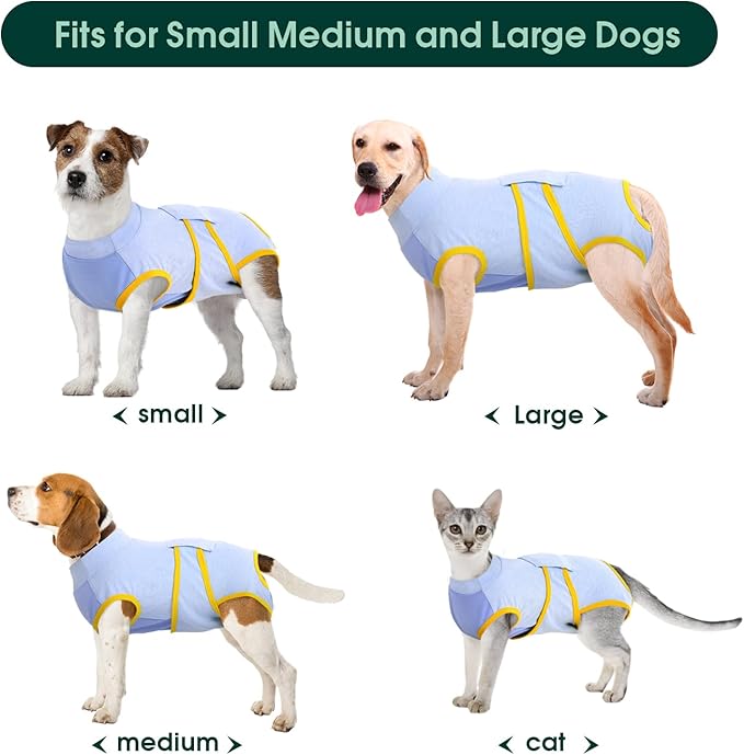 Kuoser Recovery Suit for Dogs Cats After Surgery, Professional Pet Recovery - Image 3