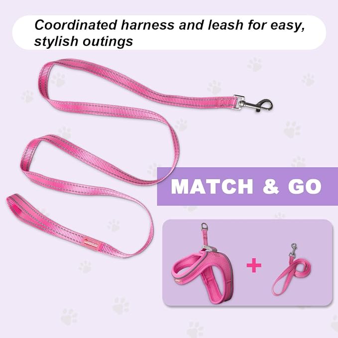 Cat Harness and Leash Set, Escape Proof Kitten Harness, Step in Adjustable Soft - Image 8