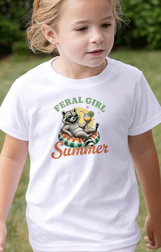 Kids Toddler Little Boys Girls T-Shirt Short Sleeve Funny Animals Graphic - Image 6