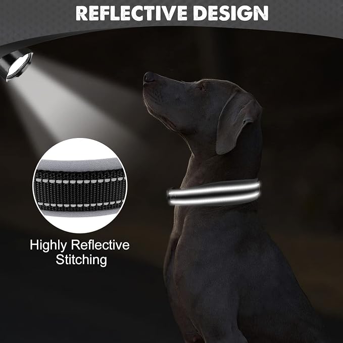 Joytale Dog Collar for Extra Large Dogs, Neoprene Padded and Adjustable - Image 4