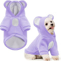 Small Dog Hoodie Soft Warm Fleece Fall Winter Dog Clothes Cute Puppy Sweaters by HRTTSY