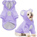 Small Dog Hoodie Soft Warm Fleece Fall Winter Dog Clothes Cute Puppy Sweaters by HRTTSY