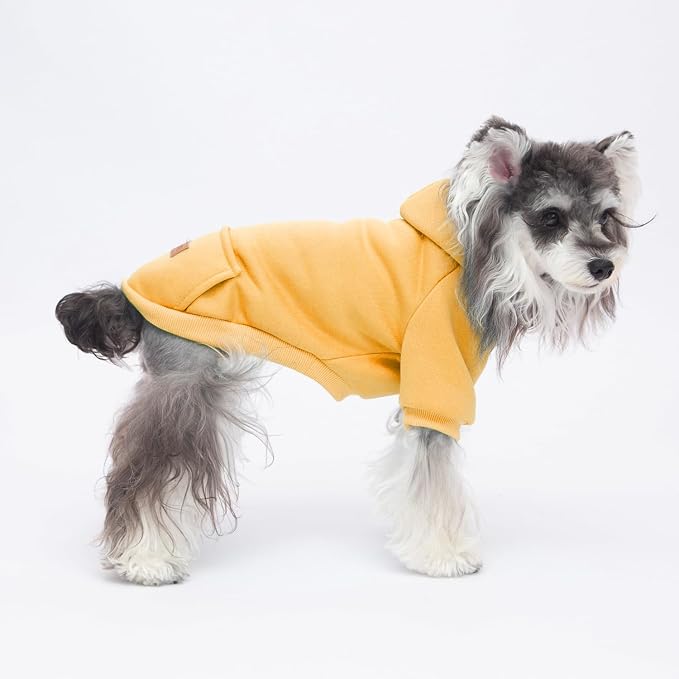 2 Pack Dog Hoodie Warm Hood Dog Sweater Cold Weather Small Dogs Sweatshirt - Image 2