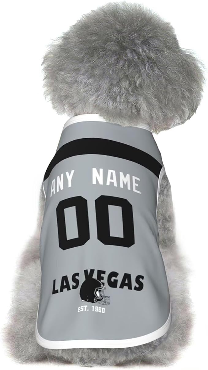 Las Vegas Dog Clothes Jersey Pet Jersey Customized Any Name & Number S-5XL - Image 2