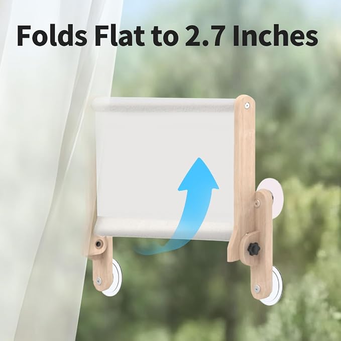 LuLu's World Cat Window Perch for Large Cats Inside - Image 6