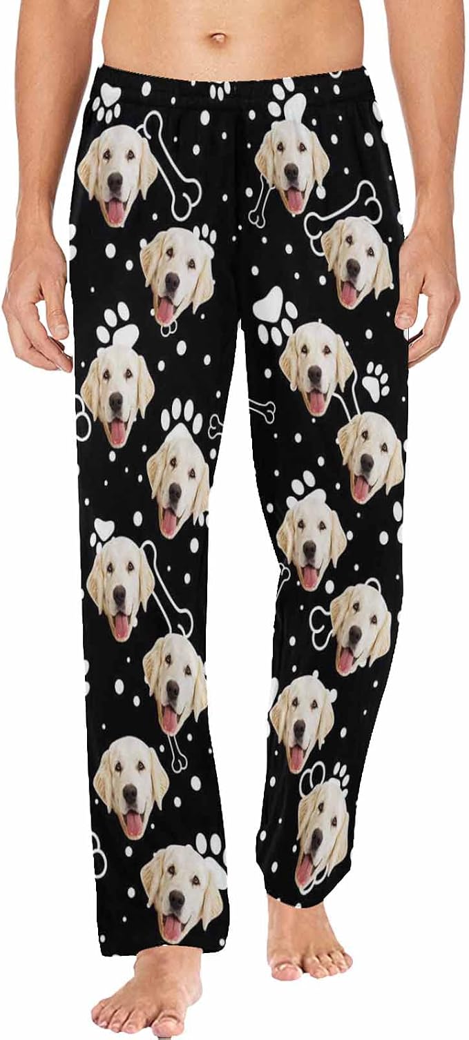 MyPupSocks Personalized Face Pajamas Pants Photo Pajama Bottoms by MyPupSocks