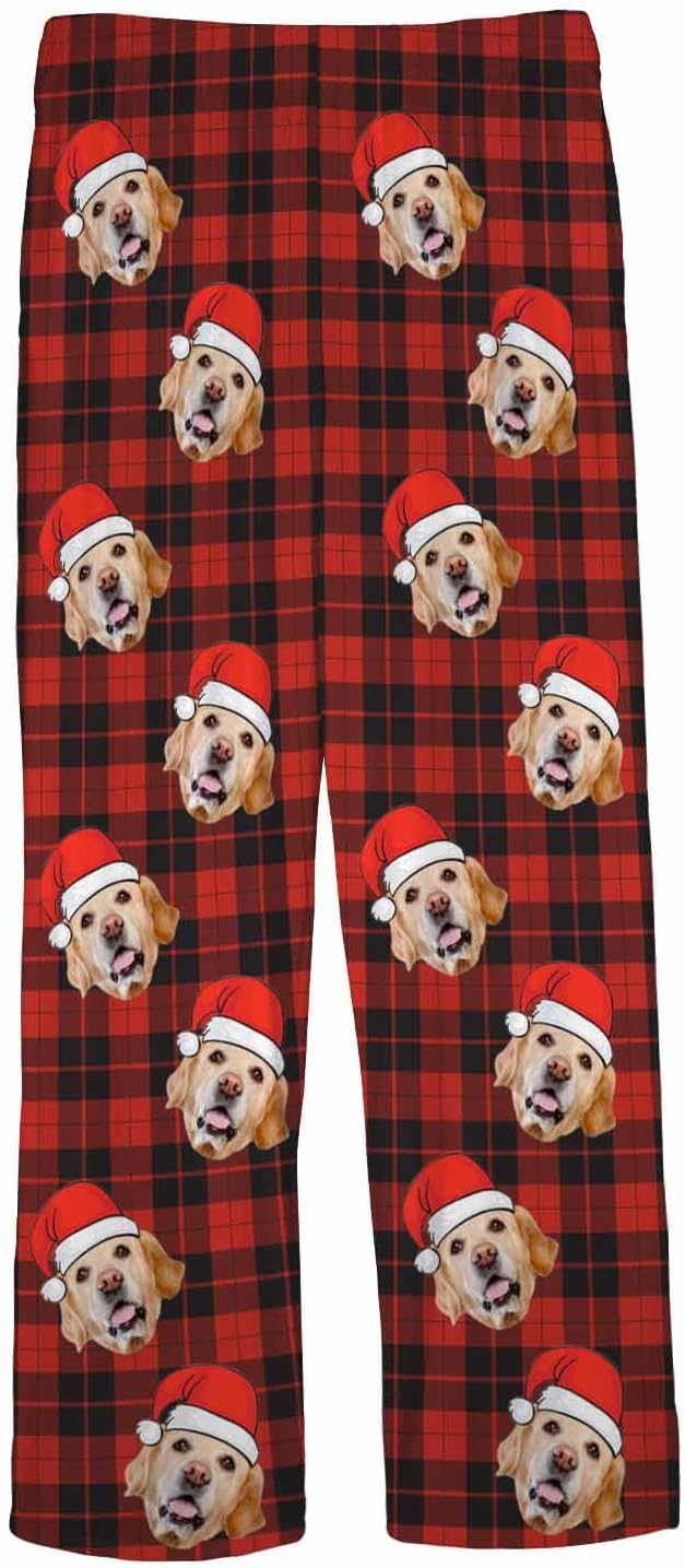 MyPupSocks Custom Pajama Pants for Pet Lover, Personalized Photo Face Printed - Image 5