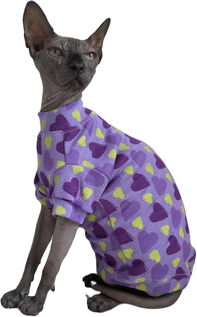 Limited Edition Sphynx Cat Cotton T-Shirts Hairless Cat Sweatshirt Pet Kitten by Kitipcoo
