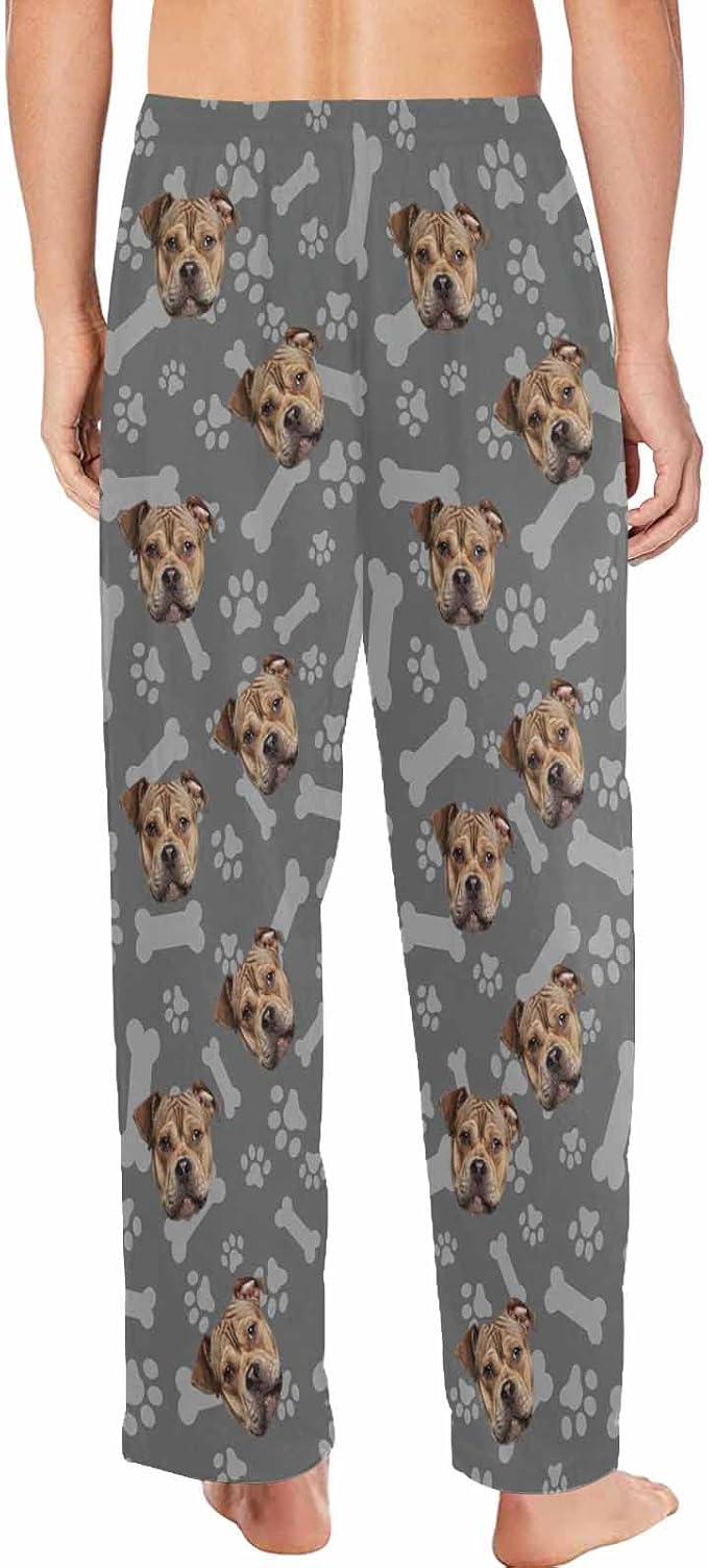 MyPupSocks Custom Pet Face Pajamas Pants Photo Pajama Bottoms - Image 2