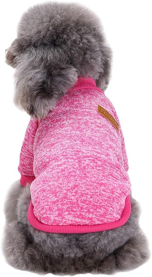 Jecikelon Dog Clothes Dogs Sweater Soft Puppies Clothing Winter Puppy Sweaters - Image 3