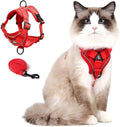 Cat Harness and Leash Set, Upgraded Escape Proof Adjustable Vest by skmeditec