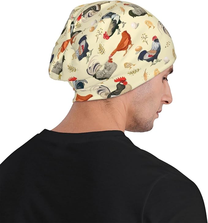 Beanie Hat Skull Cap Chemo Hat Slouchy Cap Headwear Stretch Knitted Hats - Image 8