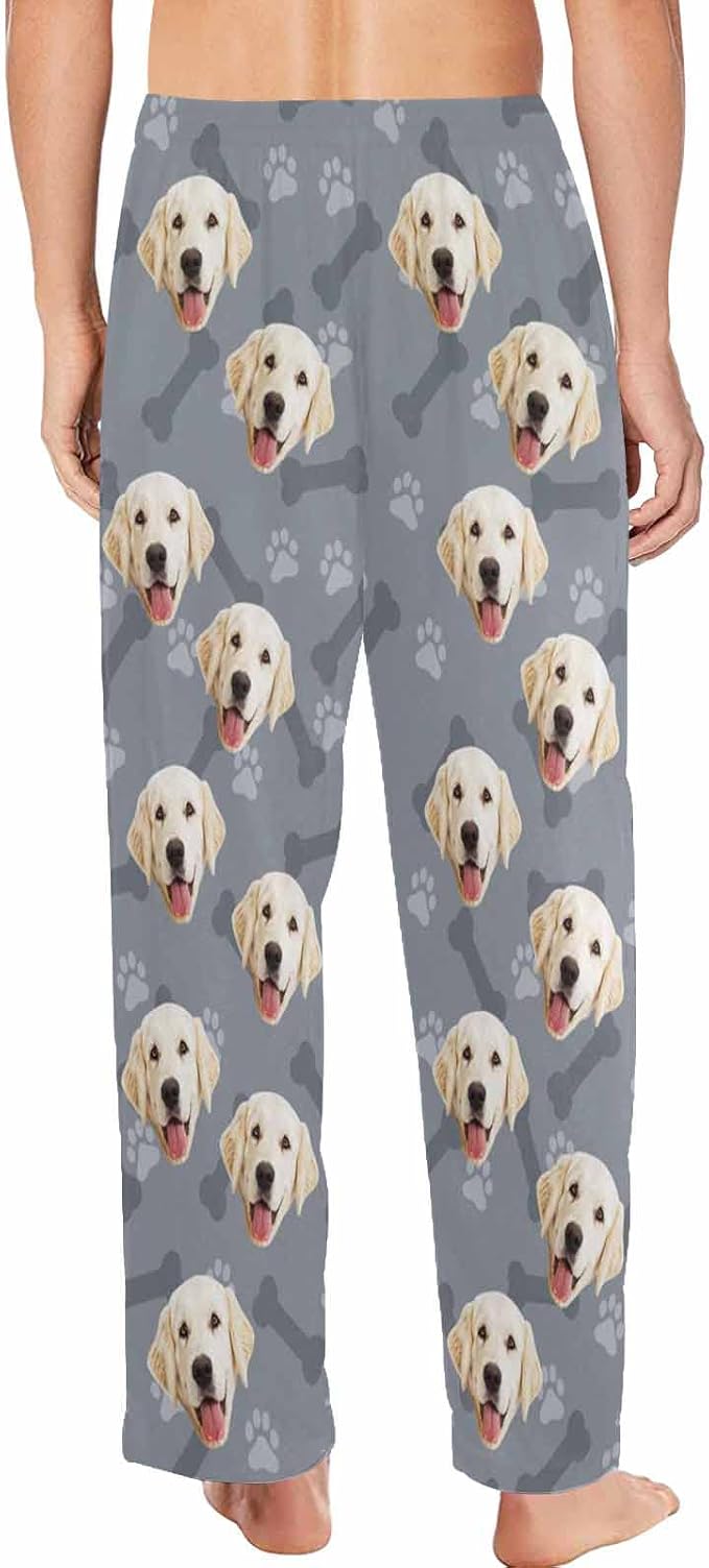 MyPupSocks Customized Face Pajamas Pants Photo Pajama Bottoms - Image 2