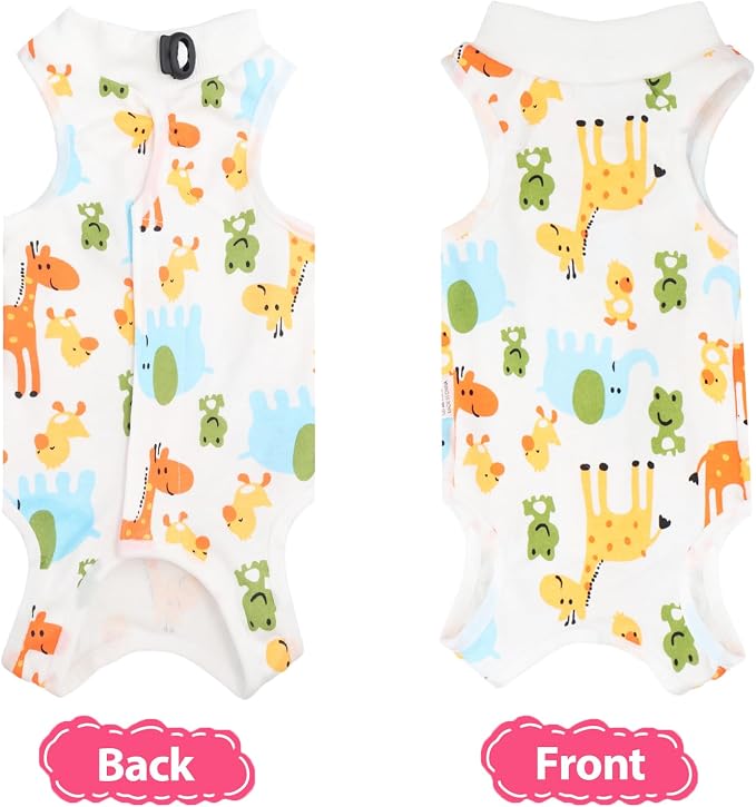 2 PCS Cat Recovery Suit Female Cat Onesie - Image 4