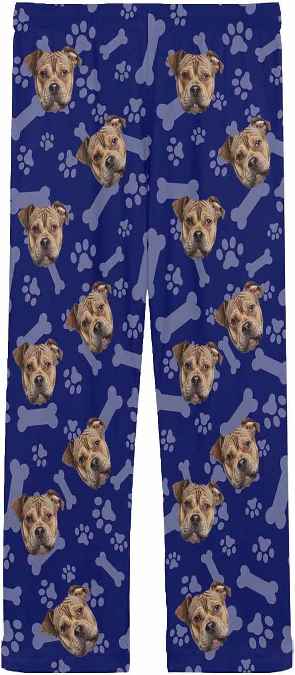 MyPupSocks Custom Pet Face Pajamas Pants Photo Pajama Bottoms - Image 4