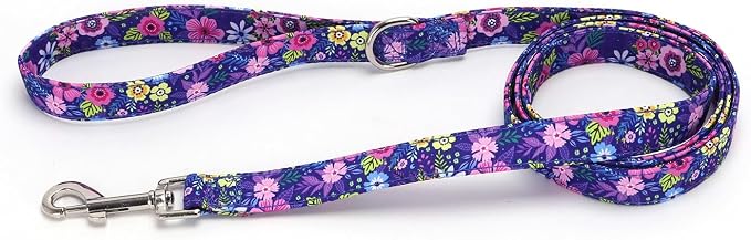 Moonpet Step in Dog Harness Leash Set- All Weather Reflective No-Pull Floral - Image 7