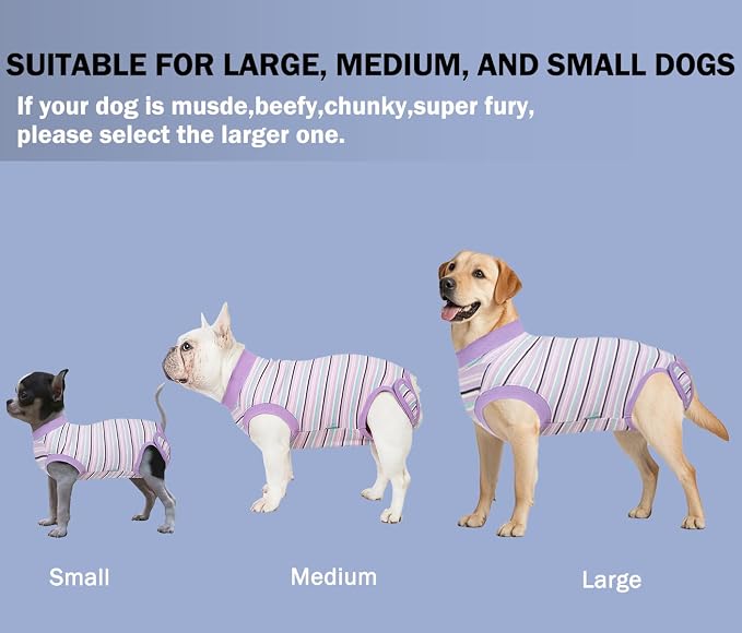 Sebdtico Recovery Suit for Dogs, Dog Surgery Suit Female Spay, Soft Dog Onesie - Image 5