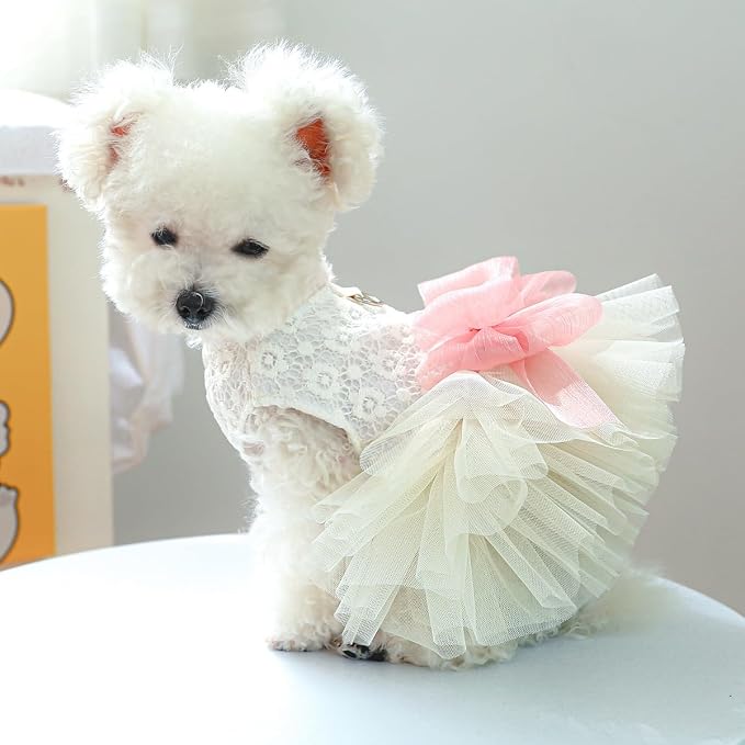 Fashion Sweet Puppy Dog Blingbling Princess Skirt Pet Dog Lace Cake Camisole - Image 6