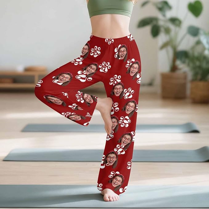 Custom Couple Pajama Pants Sock - Image 6