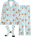 Custom Face Pajamas for Women Men, Personalized Dog Cat Pet Pajamas Set by Unknown