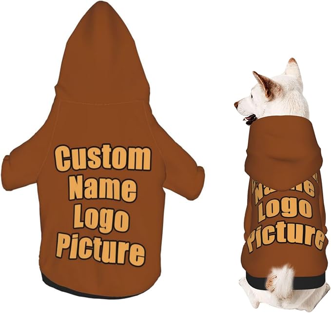 Custom Basic Dog Hoodies Sweatshirt by AEKSCOH