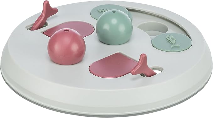 Trixie Cat Activity Flip Board – 4-Module Treat Puzzle Enrichment Toy by TRIXIE