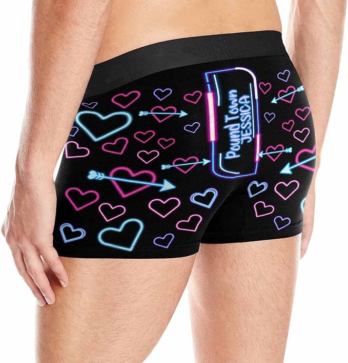 M YESCUSTOM Custom Faces Funny Short Briefs Gift - Image 4