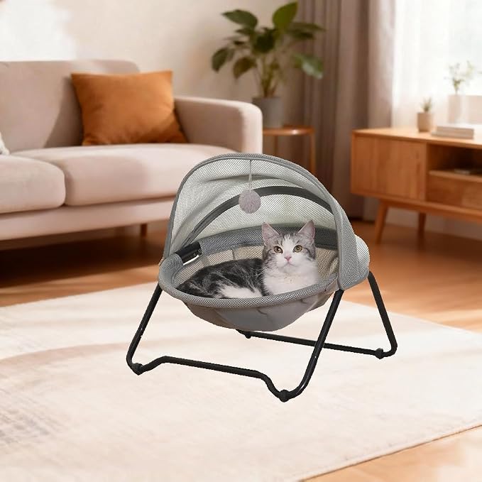 Cat Bed Cat Hammock Bed Elevated cat Bed, Comfortable and Breathable Pet Bed - Image 6