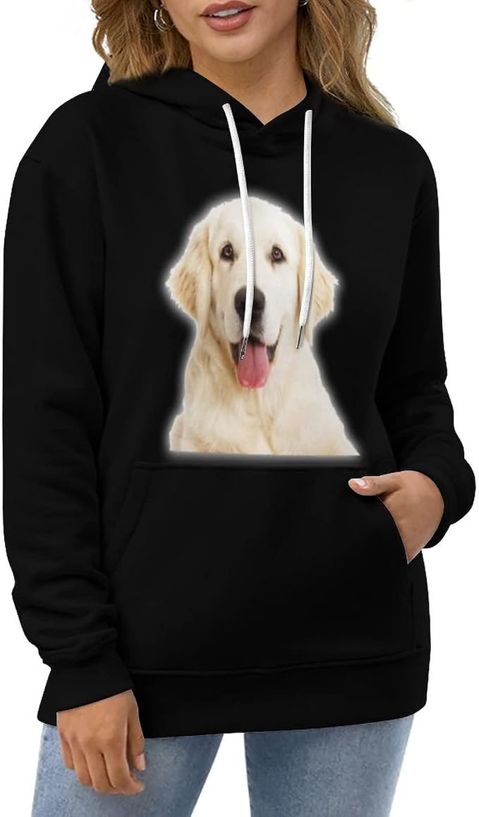 Artsadd Custom Face Unisex athletic Pockets Sweatshirt Loose Hoodie Custom - Image 5