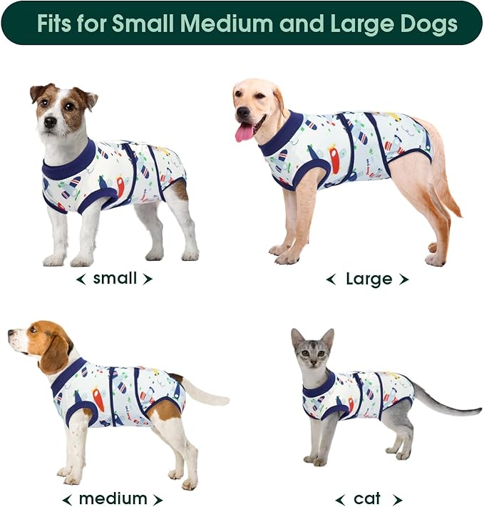 Kuoser Recovery Suit for Dogs Cats After Surgery, Professional Pet Recovery - Image 3
