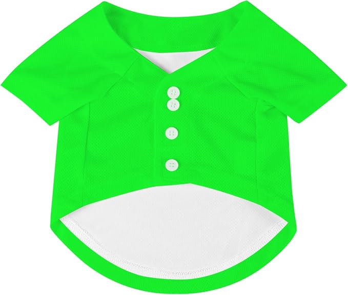 Custom Pet Dog Baseball Jersey Personalized Dog&Cat Jersey Printed Text Logo - Image 3