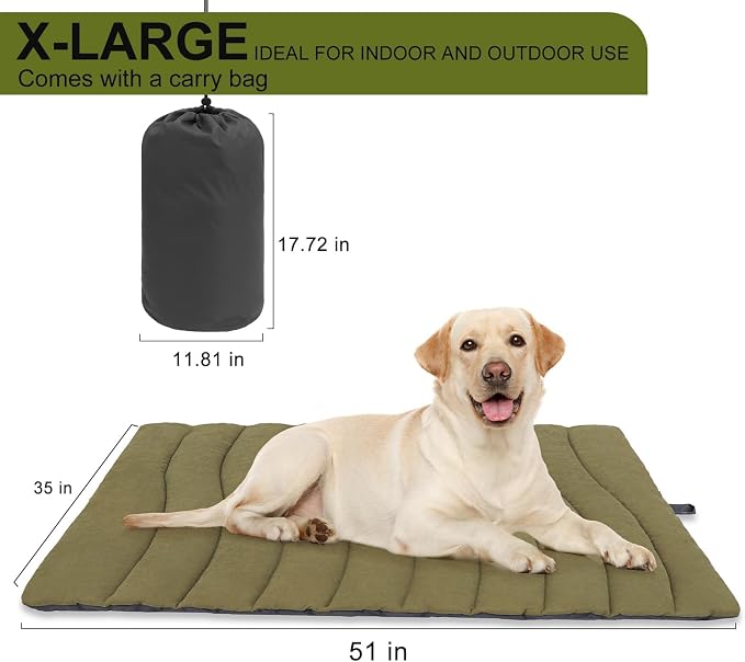 BINGPET Outdoor Travel Dog Bed for Large/Medium Dogs, Portable Waterproof - Image 6