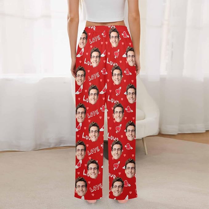 Artsadd Personalized Christmas Pajama Pants Socks - Image 5