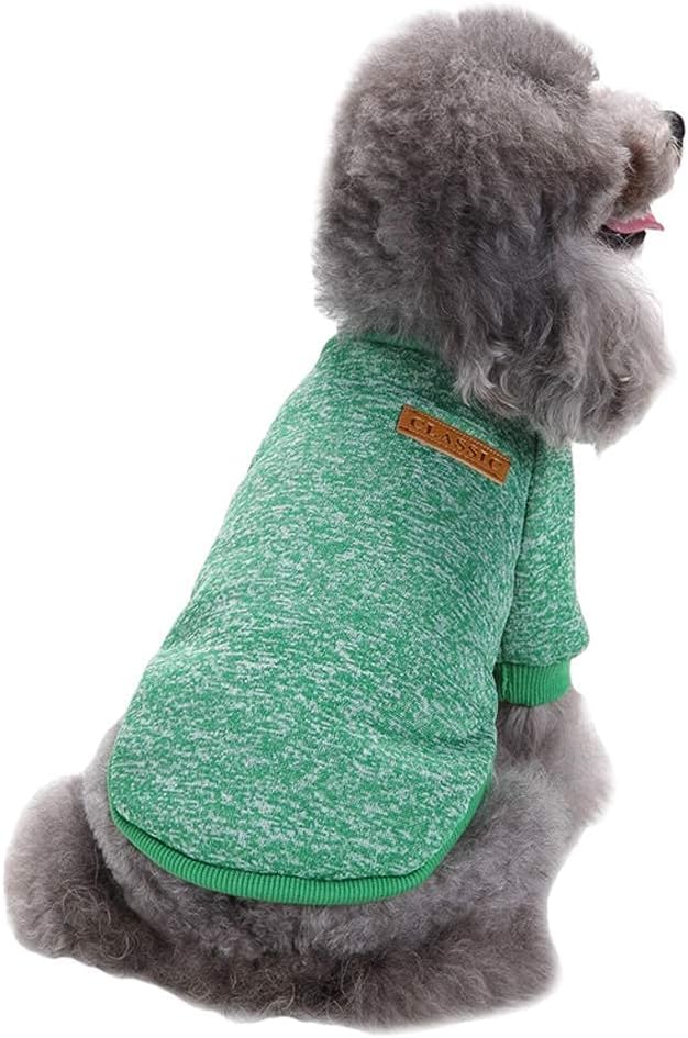 Jecikelon Dog Clothes Dogs Sweater Soft Puppies Clothing Winter Puppy Sweaters by Jecikelon